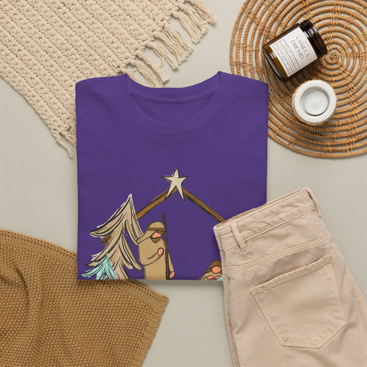 Nativity Christmas T-Shirt | The Reason for the Season Tee