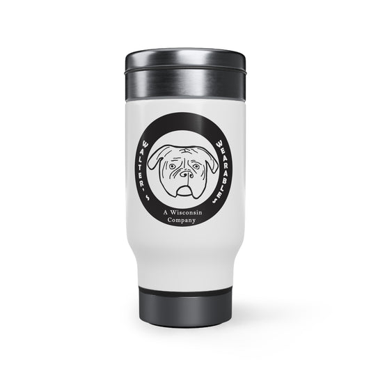 Walter Stainless Steel Travel Mug with Handle | 14 oz