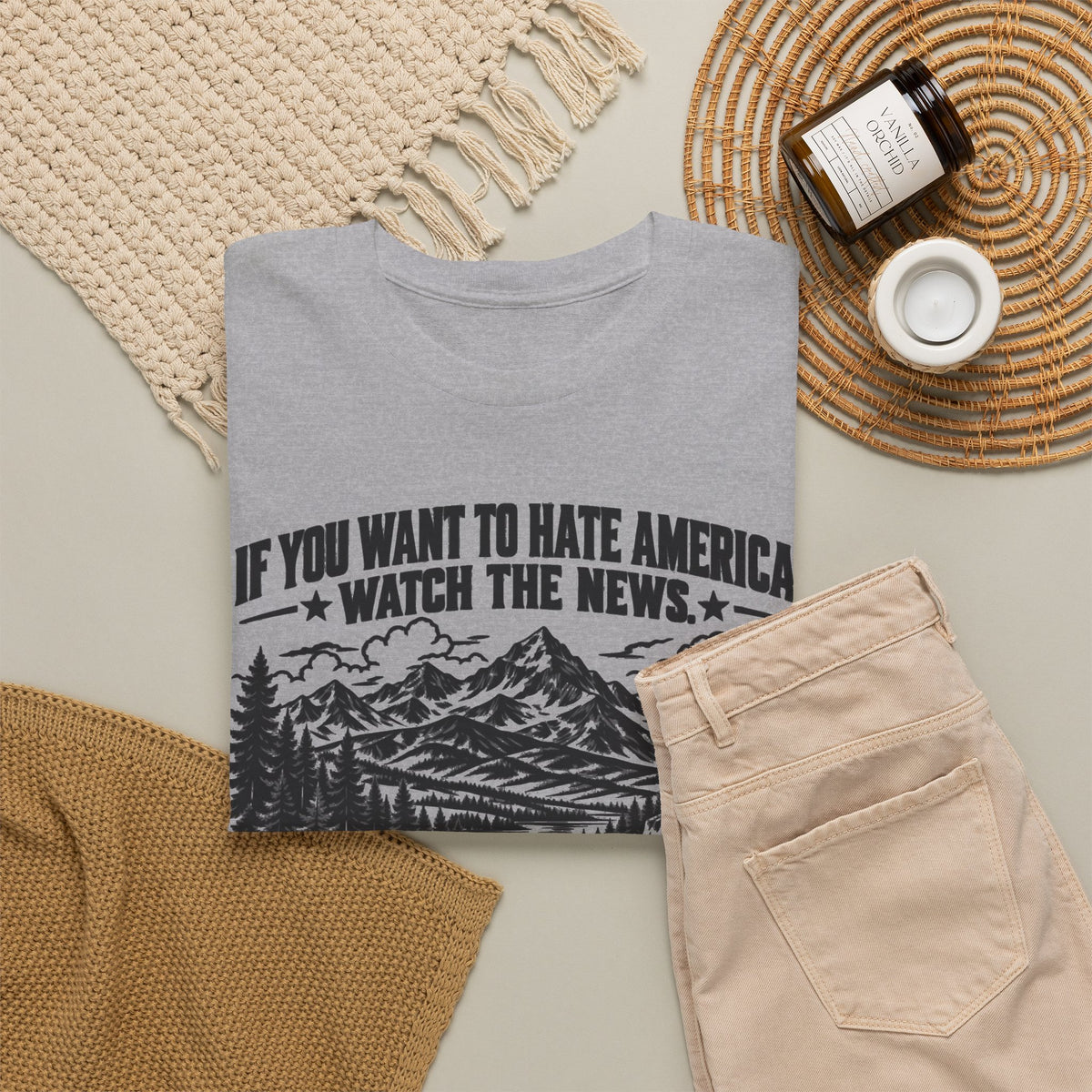 Travel America – Gildan 5000 T-Shirt | 024a