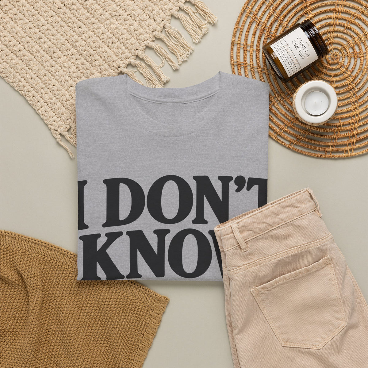 158-R1 I Don’t Know — Gildan 5000 T-Shirt