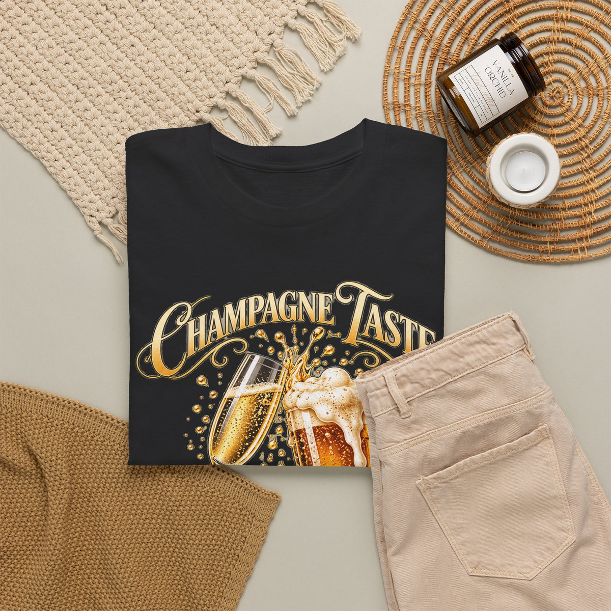 Champagne Taste – Gildan 5000 T-Shirt | 066