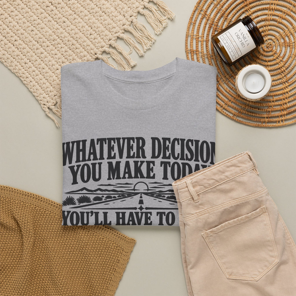 Sleep with Decisions – Gildan 5000 T-Shirt | 330a