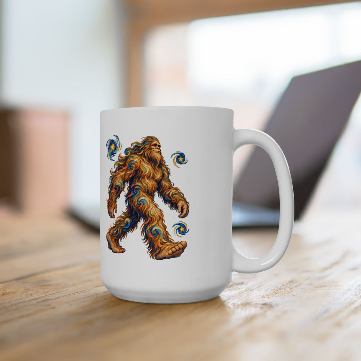 Starlit Bigfoot Wanderer Mug