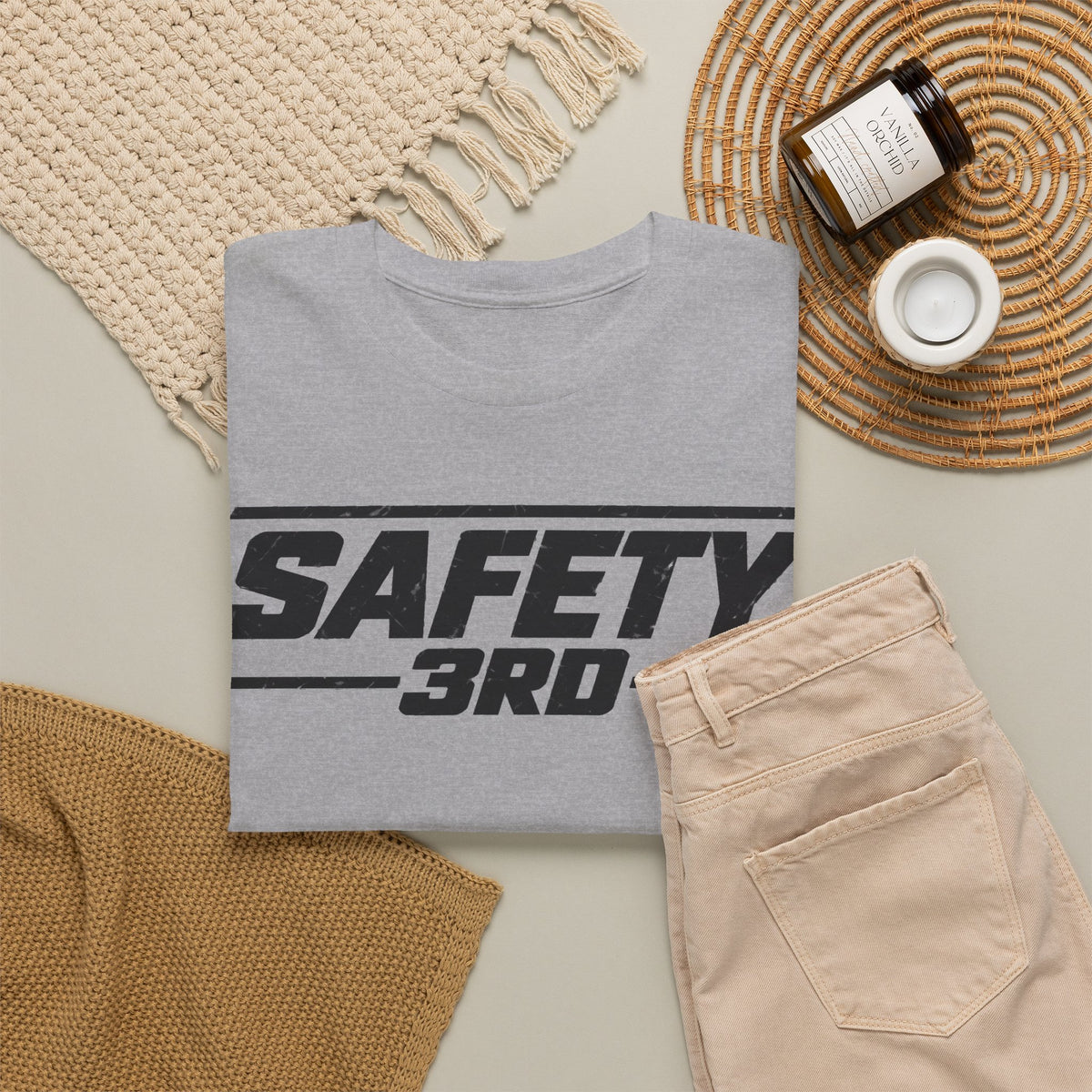 Safety 3rd – One-Color Gildan 5000 T-Shirt | 077a-v2