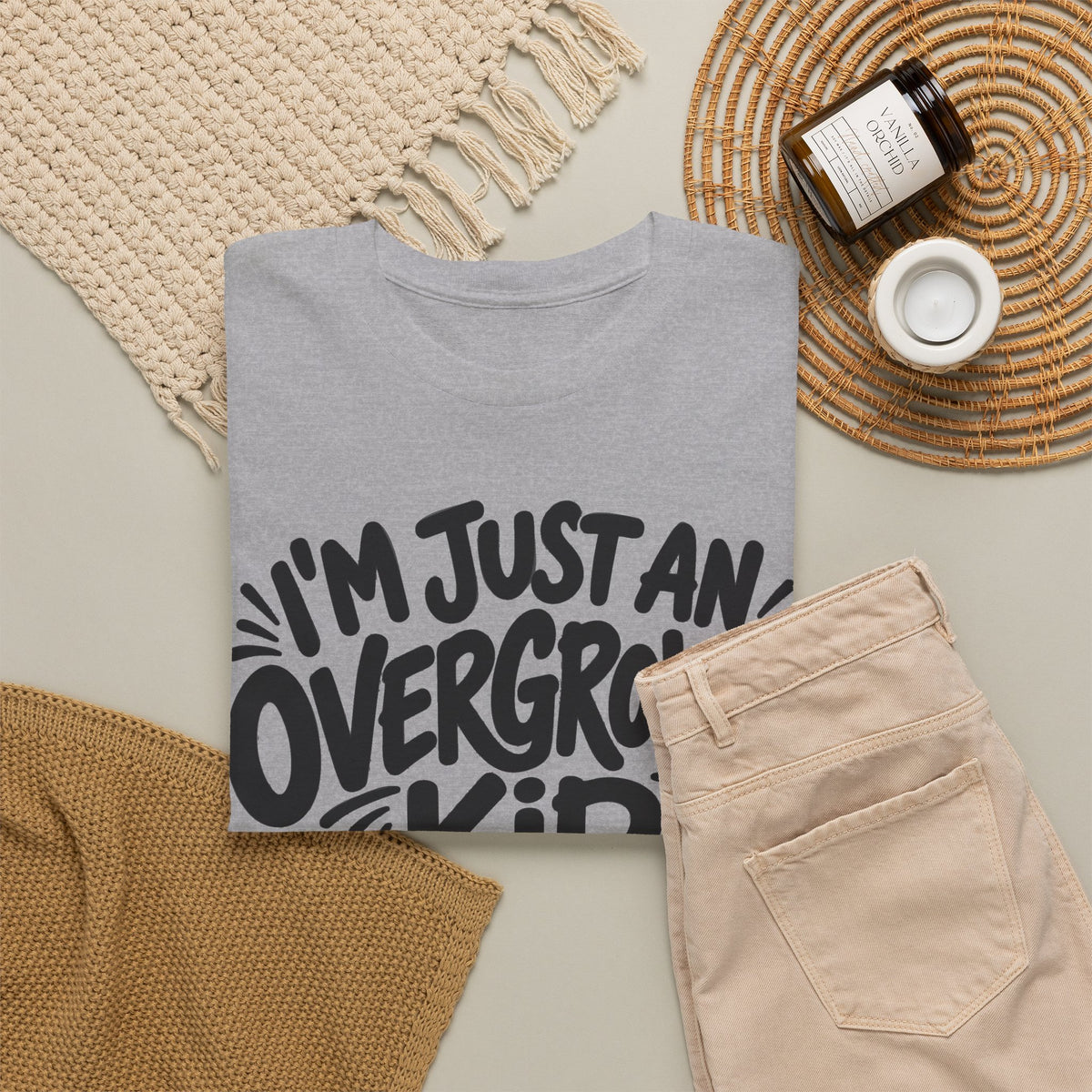 I'm Just an Overgrown Kid – One-Color Gildan 5000 T-Shirt | 056a