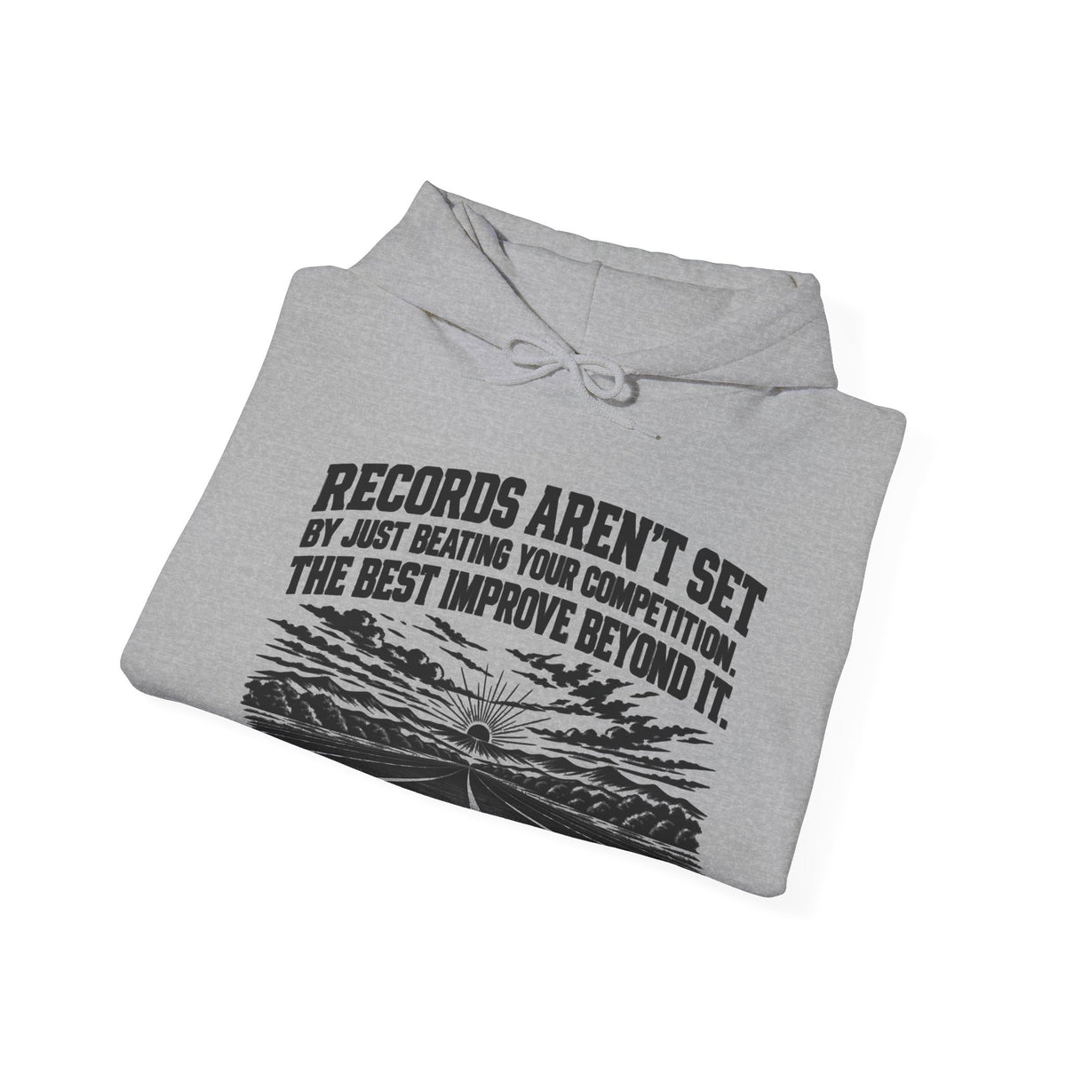 Beyond the Competition – Vintage Racing Gildan 18500 Hoodie | 047a