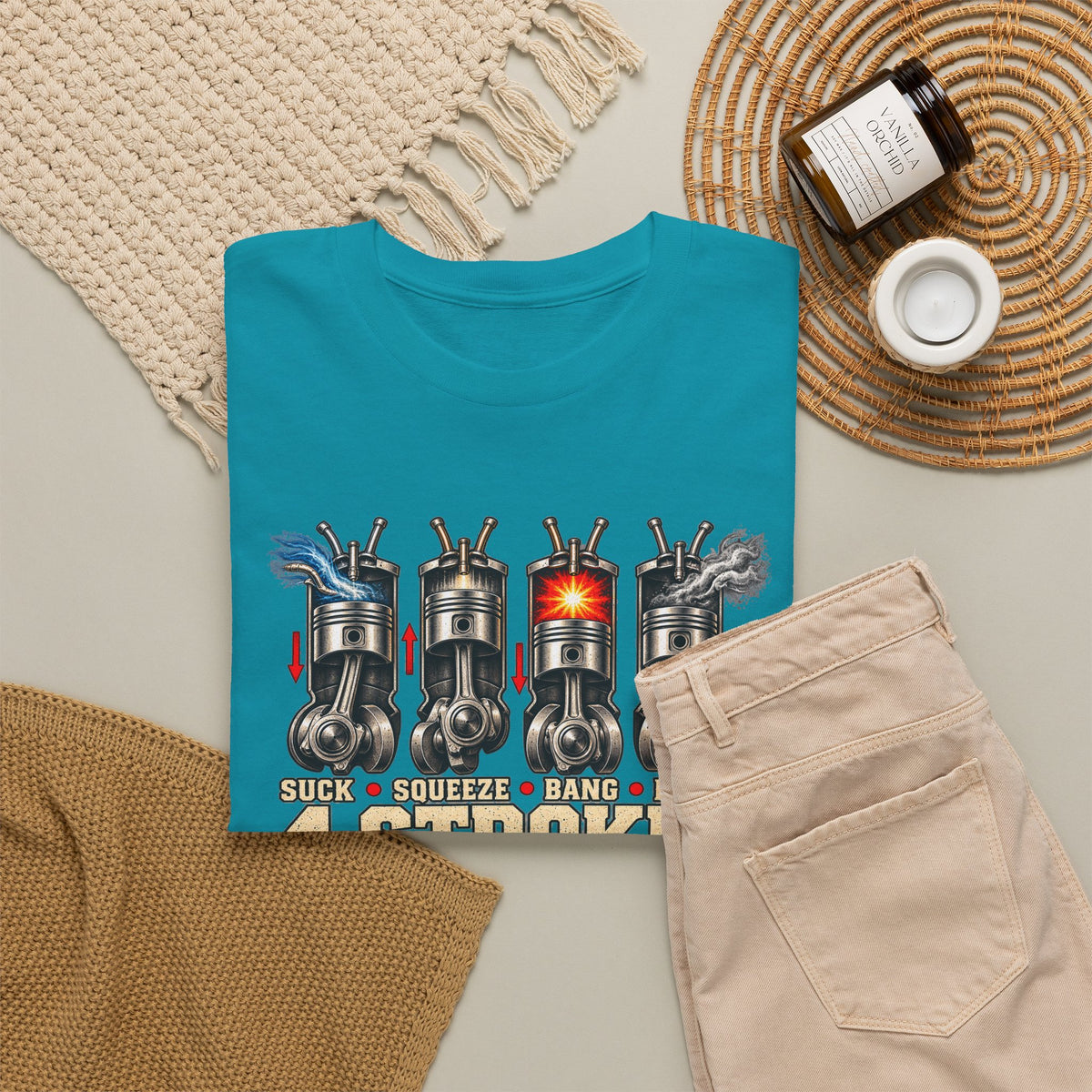 Four Strokin’ – Gildan 5000 T-Shirt | 005