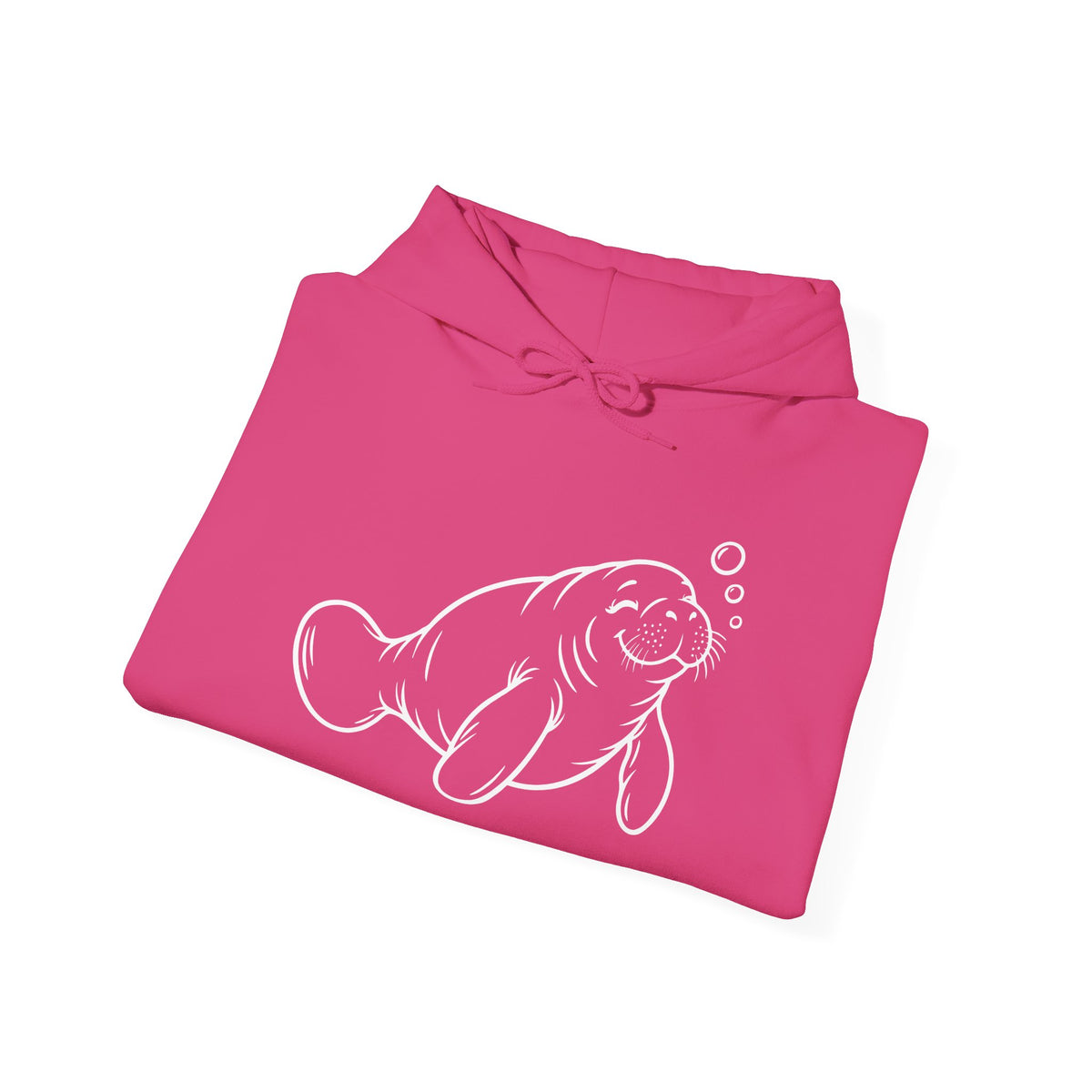 Slow Float Manatee Pullover Hoodie