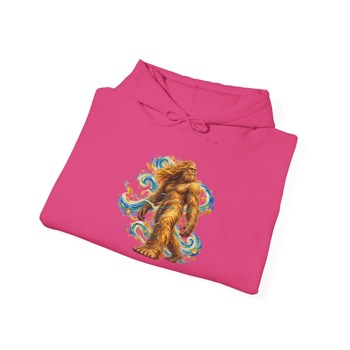 Golden Wind Sasquatch Portrait Pullover Hoodie