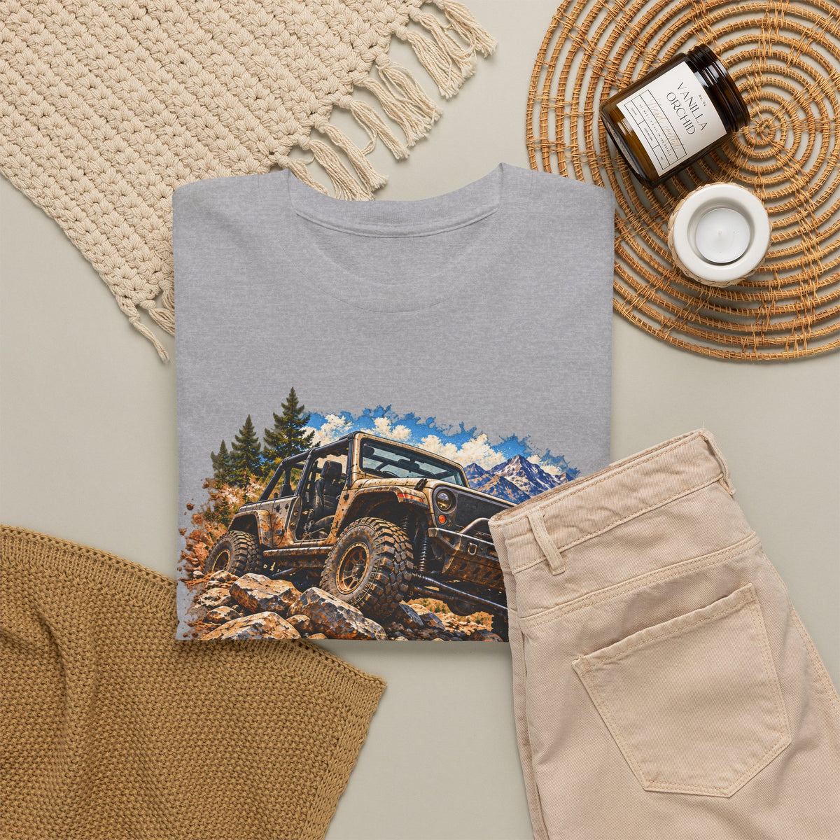 023-R1 Built for Off Road, Punished by Pavement — Gildan 5000 T-Shirt