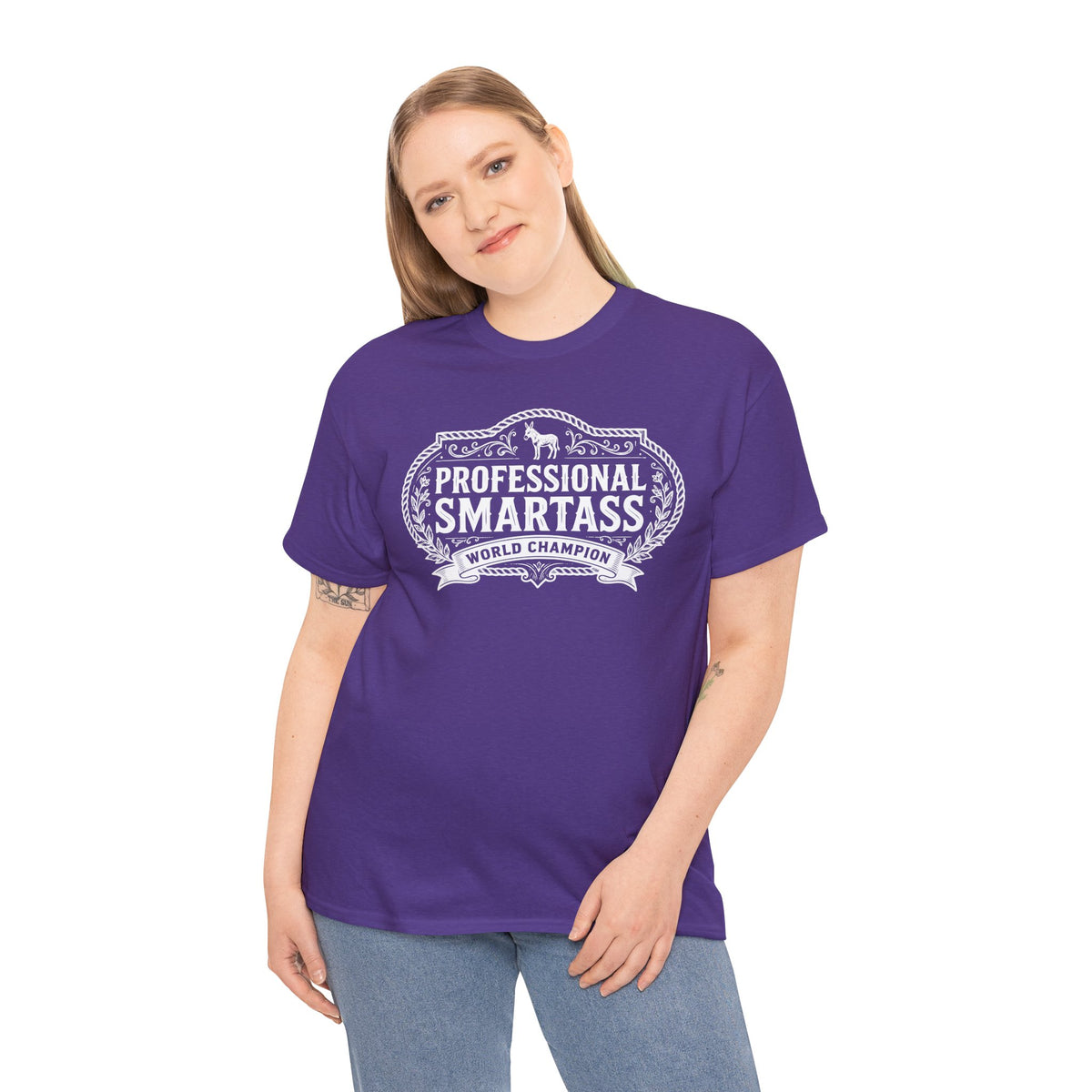 Professional Smartass T-Shirt | Funny Graphic Tee – White