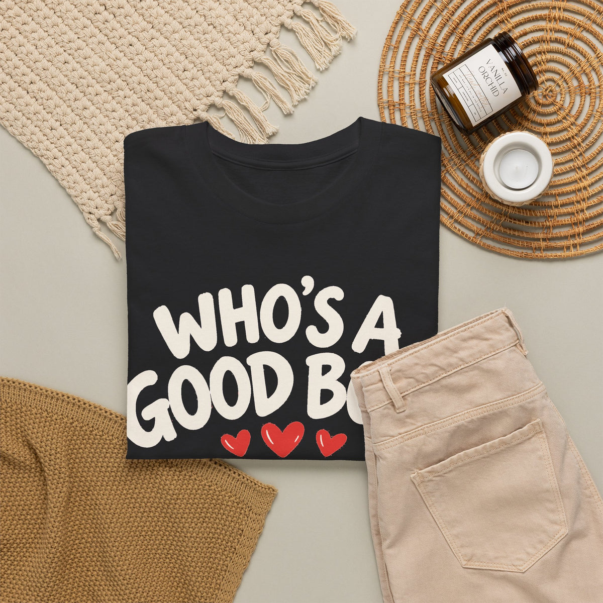 188-R1 Who’s a Good Boy? — Gildan 5000 T-Shirt