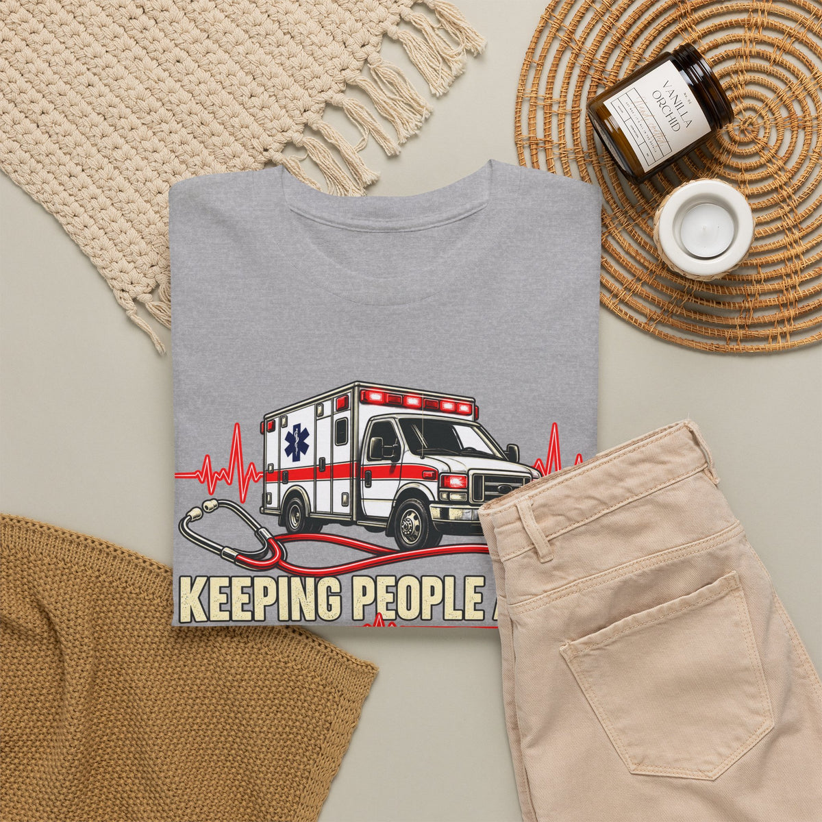 Keeping People Alive — Color – Gildan 5000 T-Shirt | 174-R1