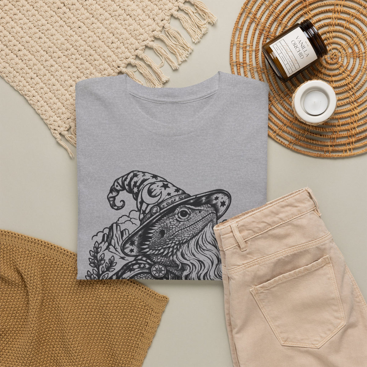Bearded Dragon – Gildan 5000 T-Shirt | 223a
