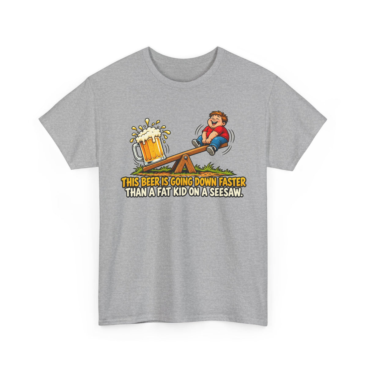 Beer and Seesaw – Gildan 5000 T-Shirt | 152-v2