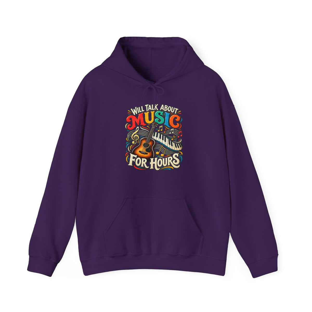 Will Talk About Music – Gildan 18500 Hoodie | 021