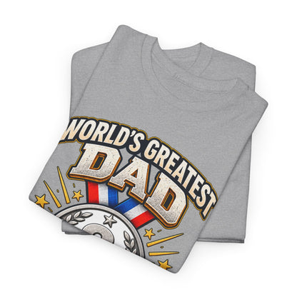 World's Greatest Dad — Color – Gildan 5000 T-Shirt | 214-R1