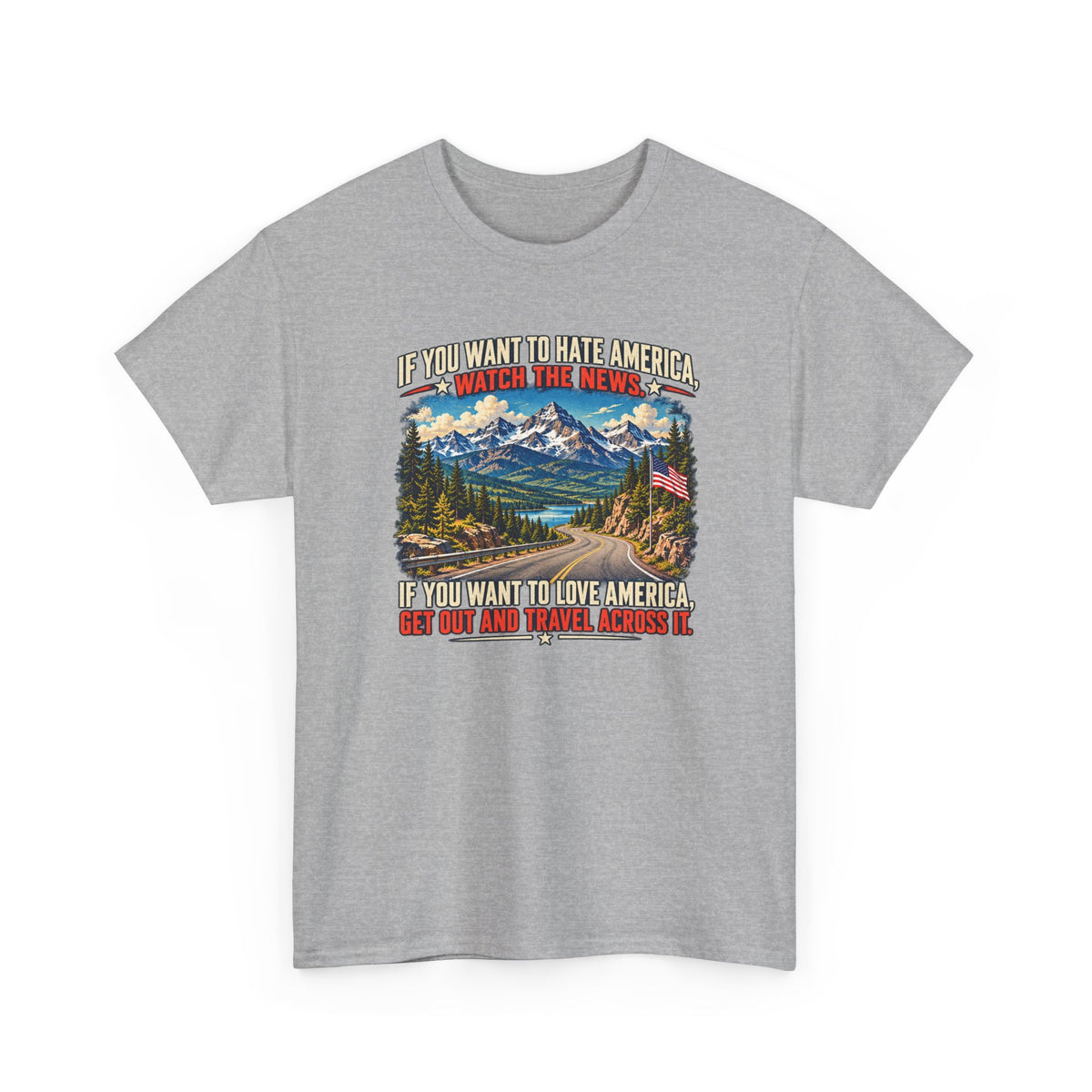 Travel America – Gildan 5000 T-Shirt | 024