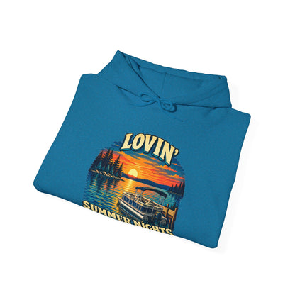 Lovin’ Summer Nights Pontoon – Gildan 18500 Hoodie | 004a-v2