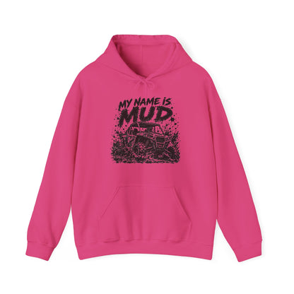 My Name Is Mud – Safety Green/Pink Gildan 18500 Hoodie | 049a