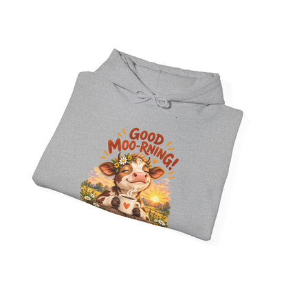 Good Moo-rning – Gildan 18500 Hoodie | 030