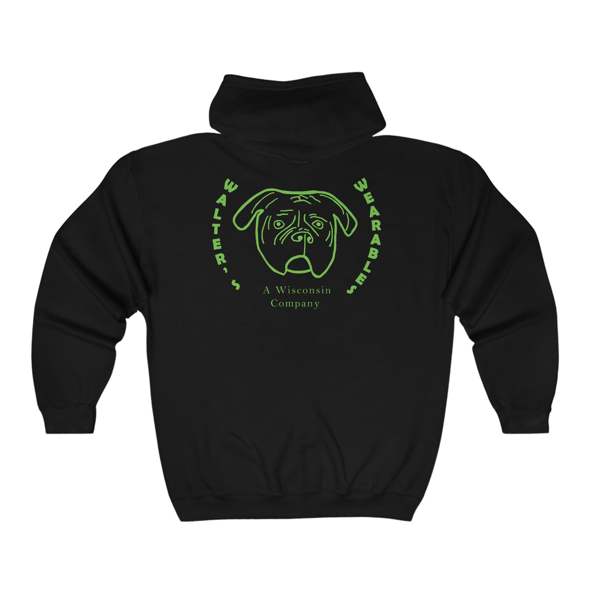 Walter Green Face Zip-Up Hoodie