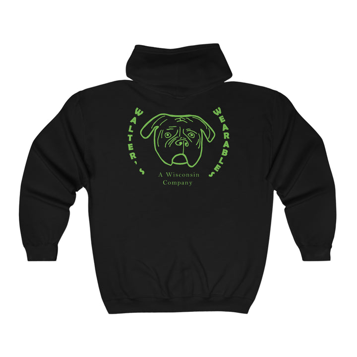 Walter Green Face Zip-Up Hoodie