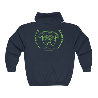Walter Green Face Zip-Up Hoodie