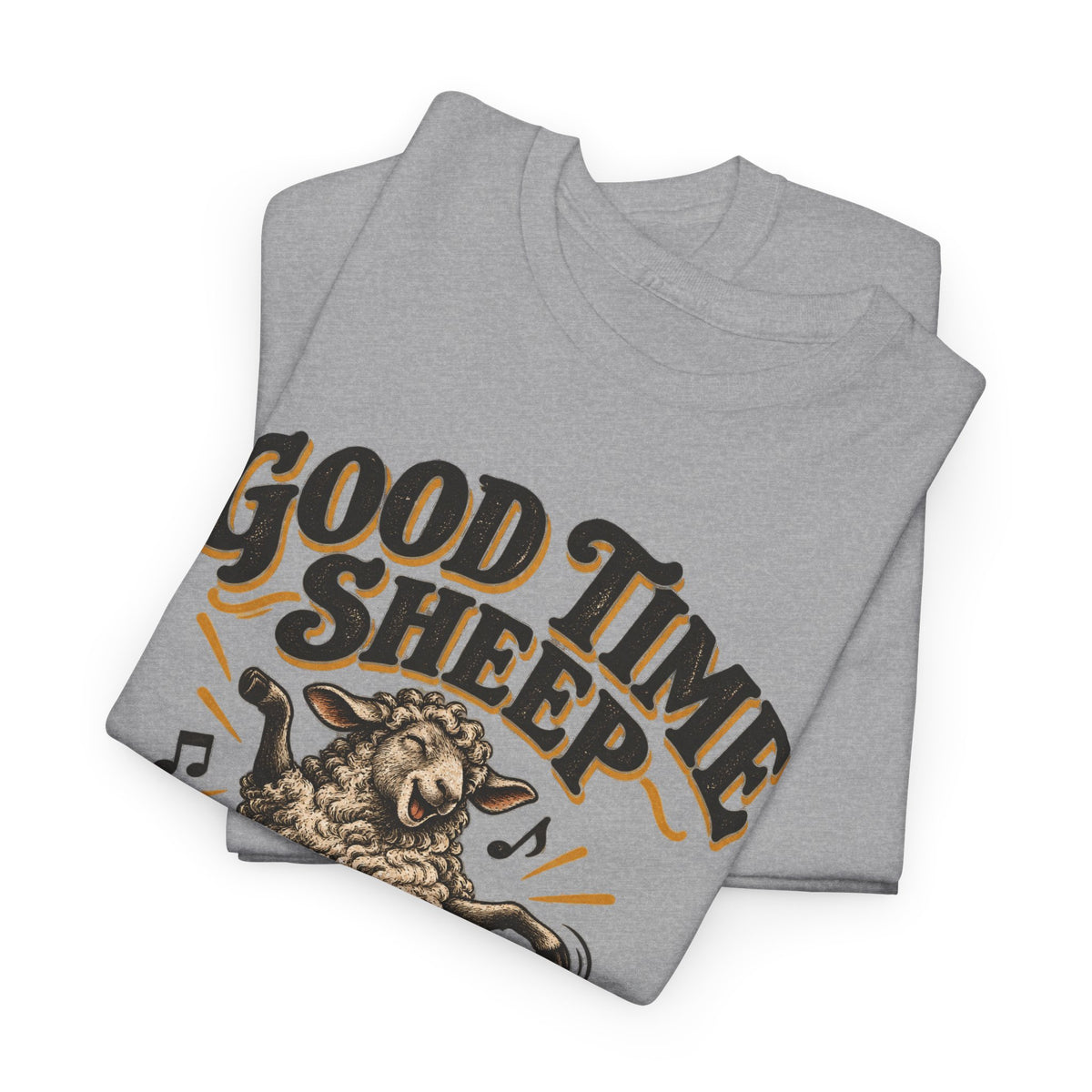 Good Time Sheep – Full-Color Gildan 5000 T-Shirt | 098-v2