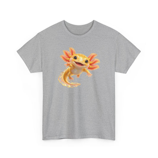 Golden Axolotl with Peach Gills T-Shirt