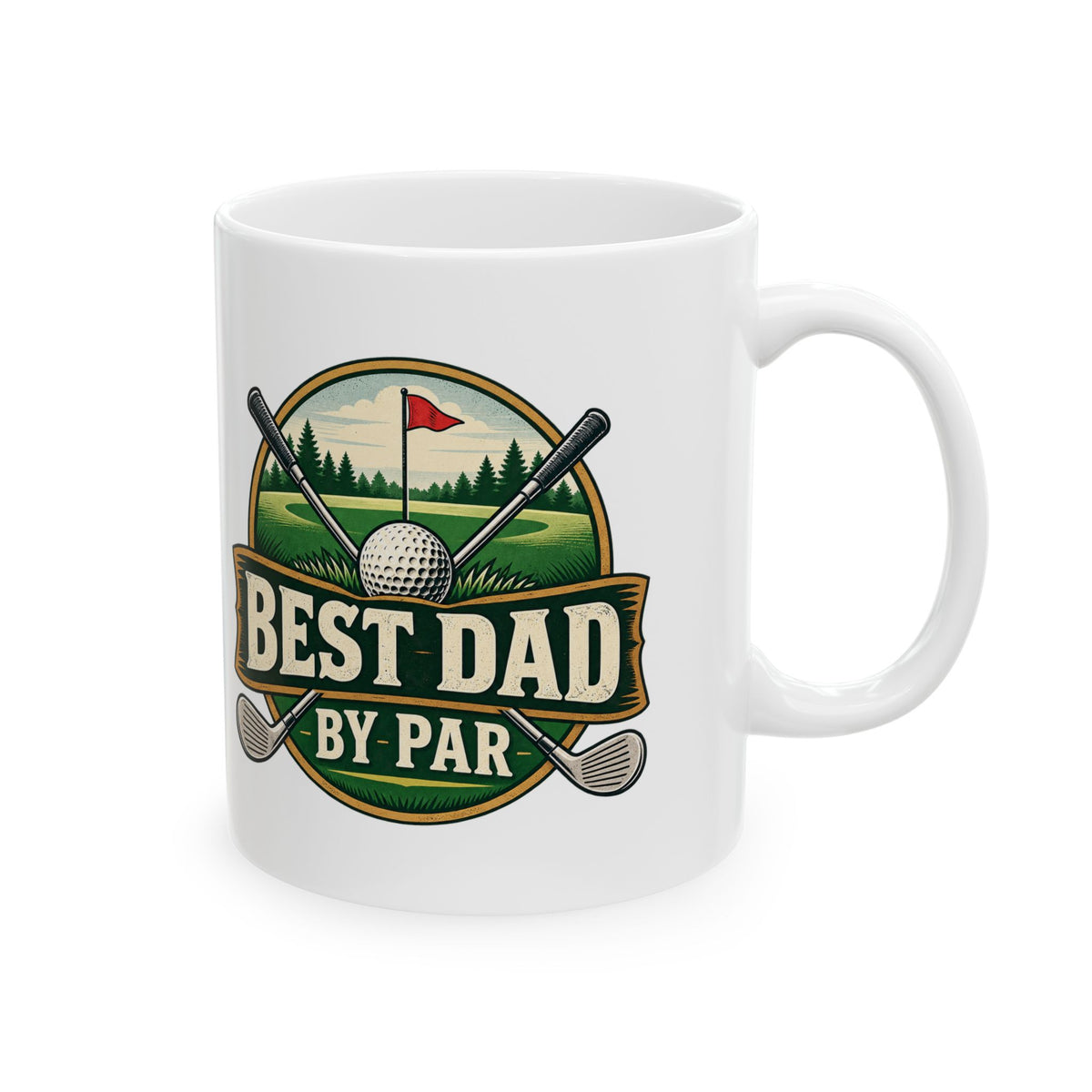 Best Dad by Par – Ceramic Mug, 11 oz | 042