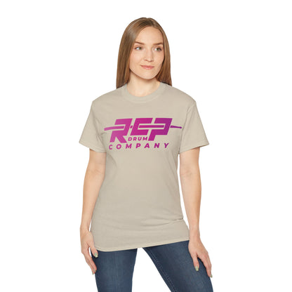 RCP Drum Company T-Shirt | Pink Logo