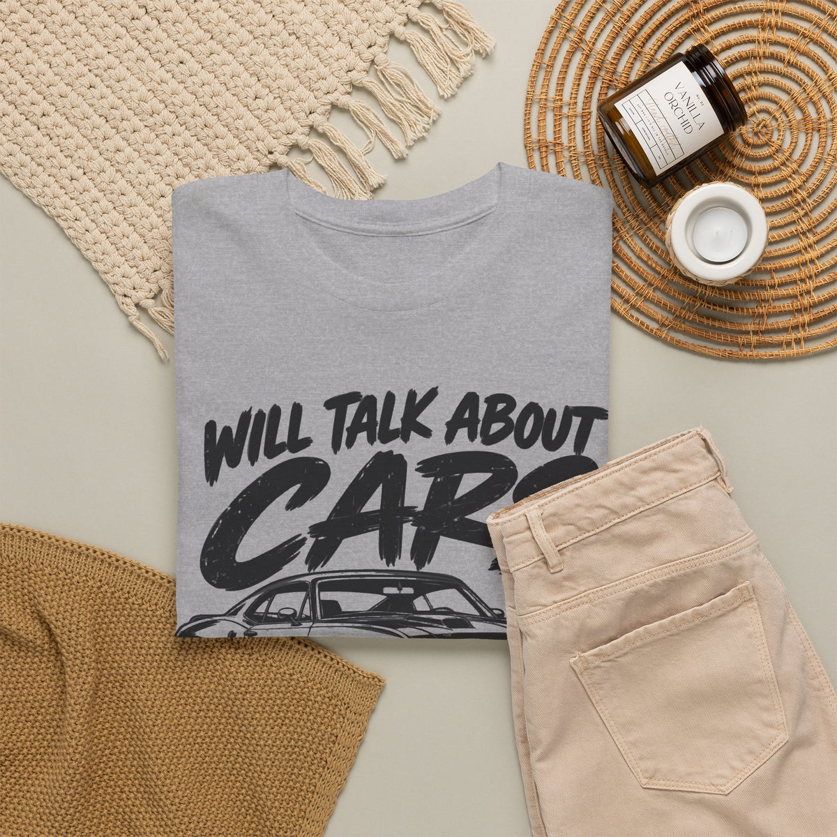 Will Talk About Cars – Gildan 5000 T-Shirt | 014a