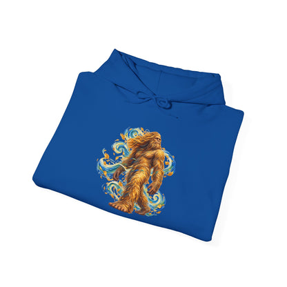 Golden Wind Sasquatch Portrait Pullover Hoodie