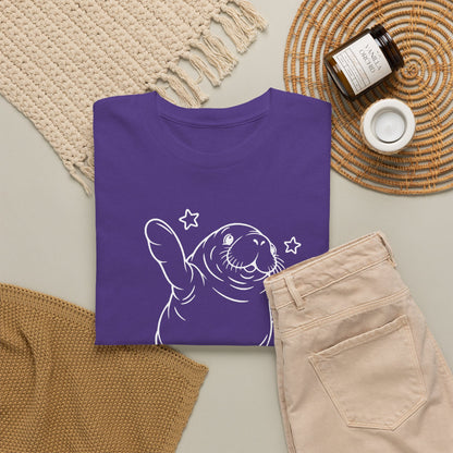 Chubby Mermaid Sea Cow Stretch Manatee T-Shirt