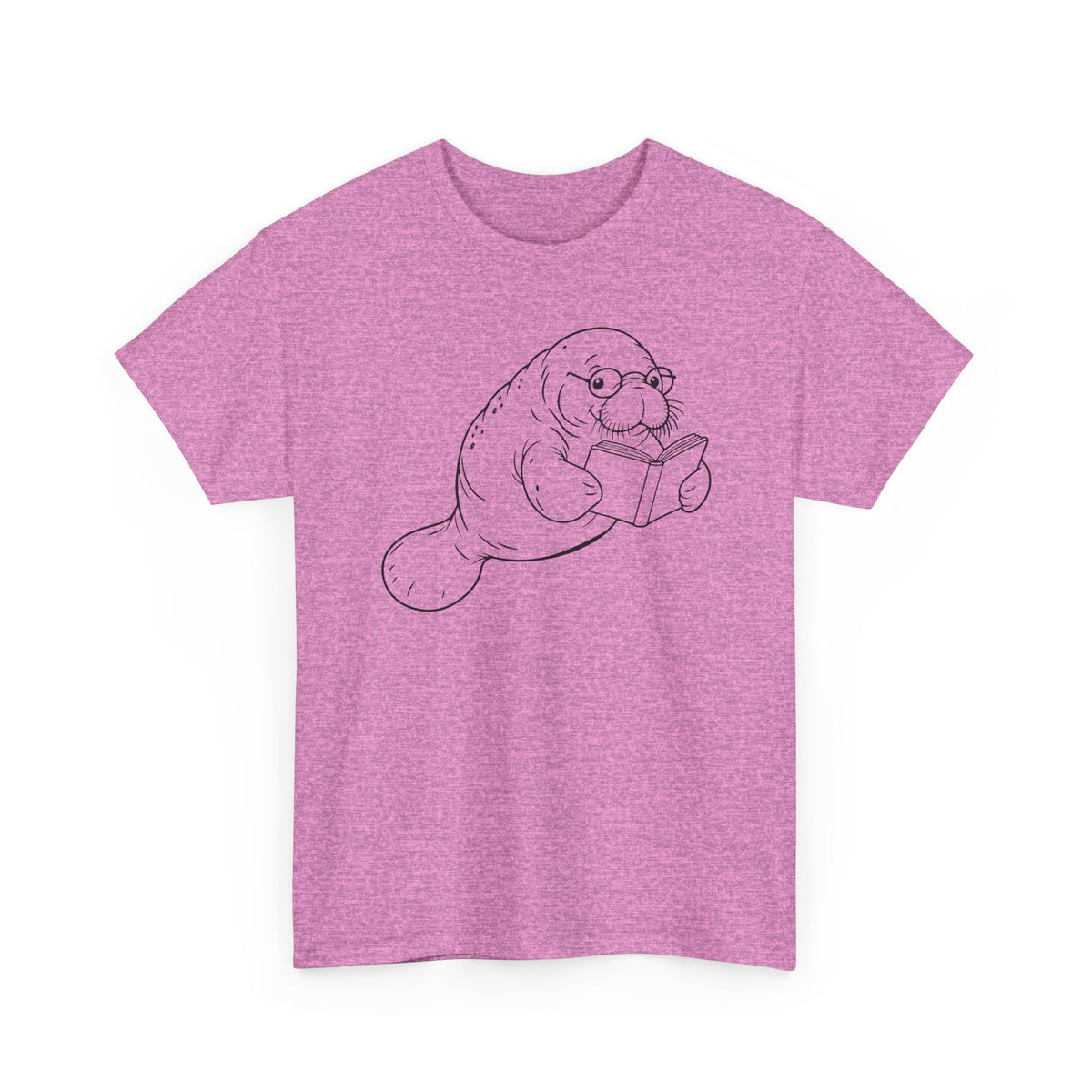 Chubby Mermaid Bookworm Buoyancy Manatee T-Shirt