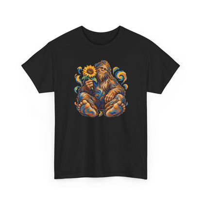 Sunflower Rest with a Shaggy Bigfoot T-Shirt