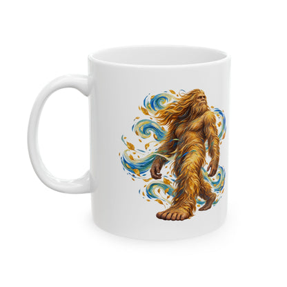 Golden Wind Sasquatch Portrait Mug