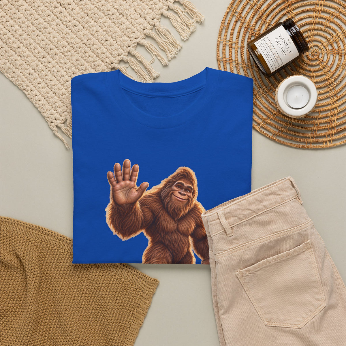 Friendly Sasquatch High Five T-Shirt
