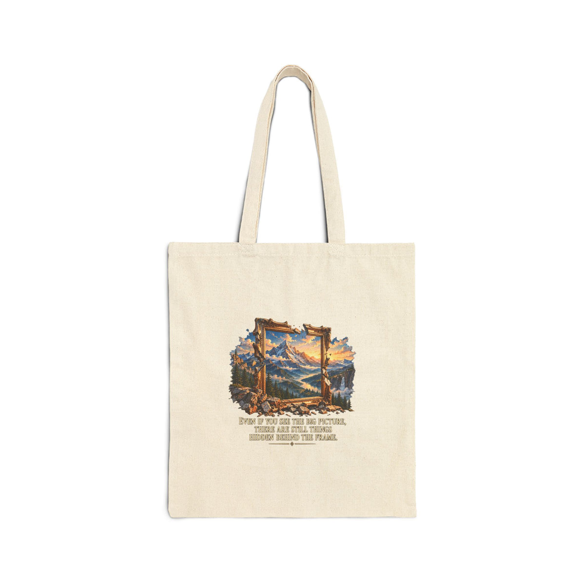 Behind the Frame – Cotton Canvas Tote Bag | 010