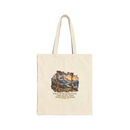 Behind the Frame – Cotton Canvas Tote Bag | 010