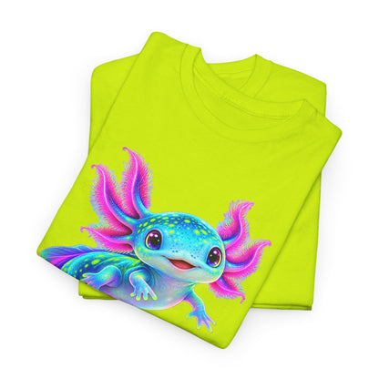 Electric Axolotl in Motion T-Shirt