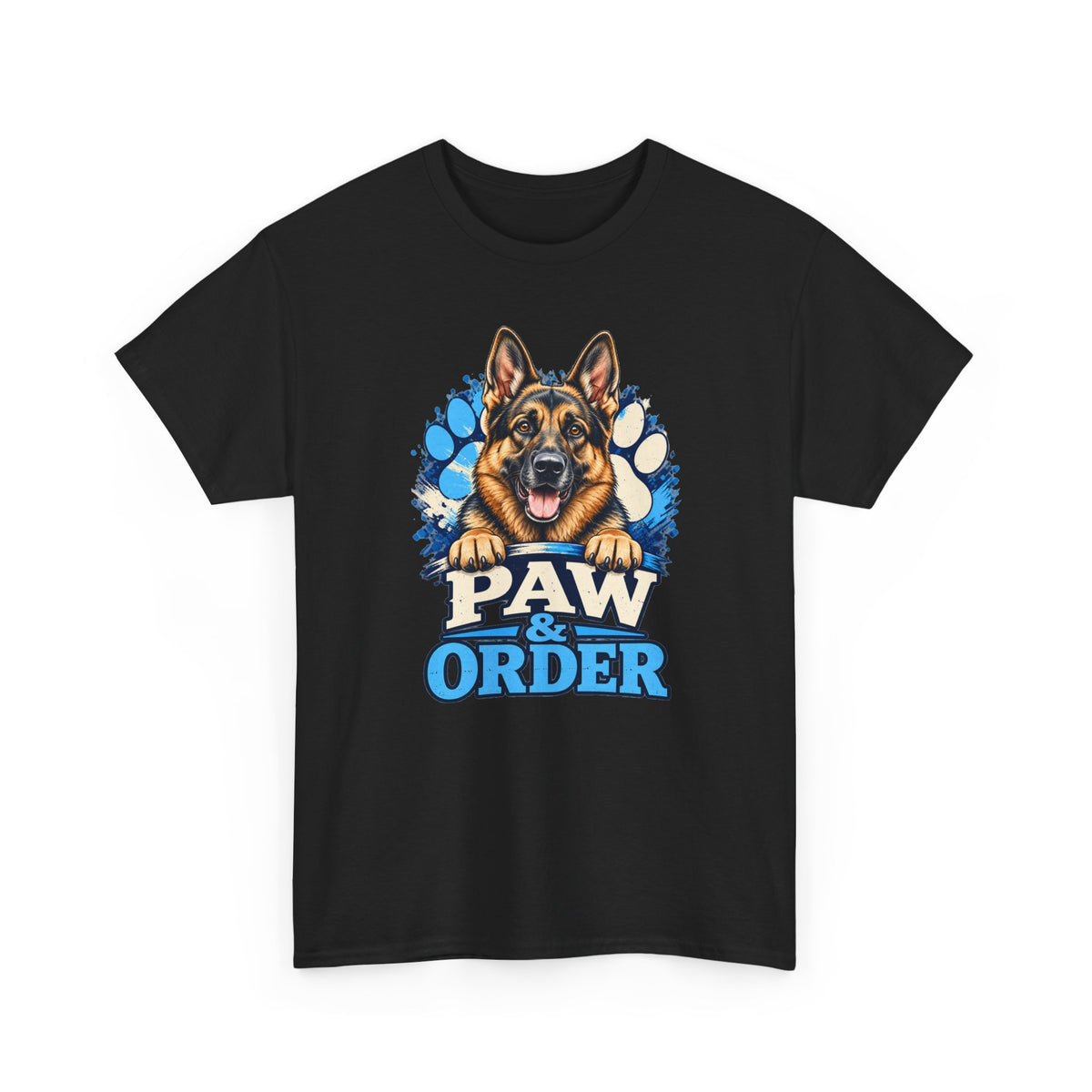 111 Paw and Order — Color — Gildan 5000 T-Shirt