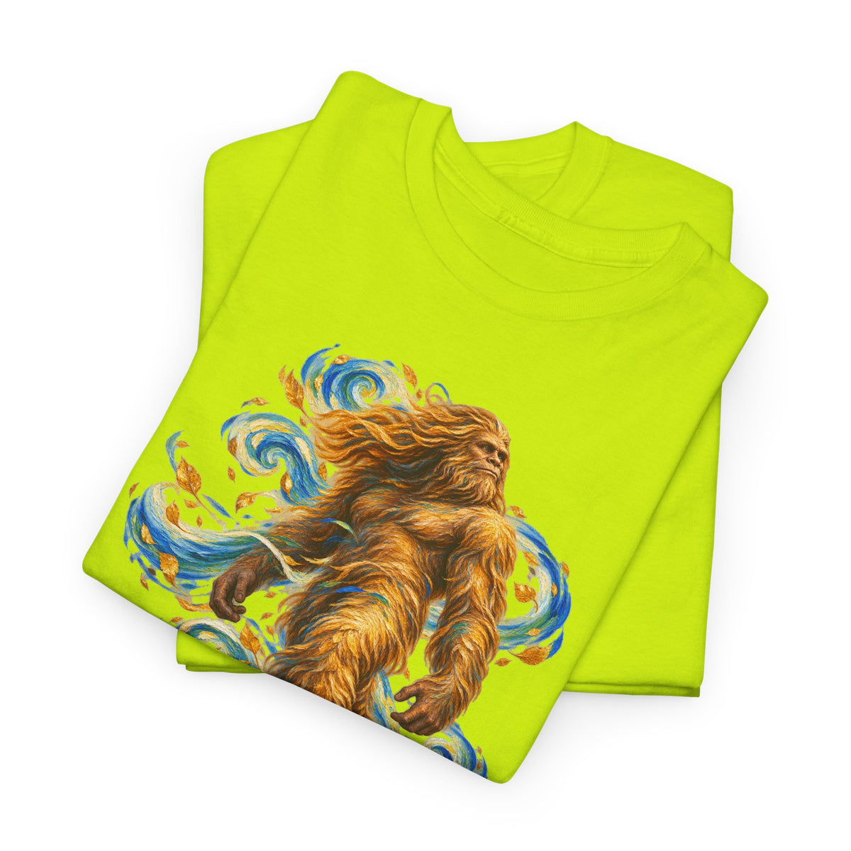 Golden Wind Sasquatch Portrait T-Shirt