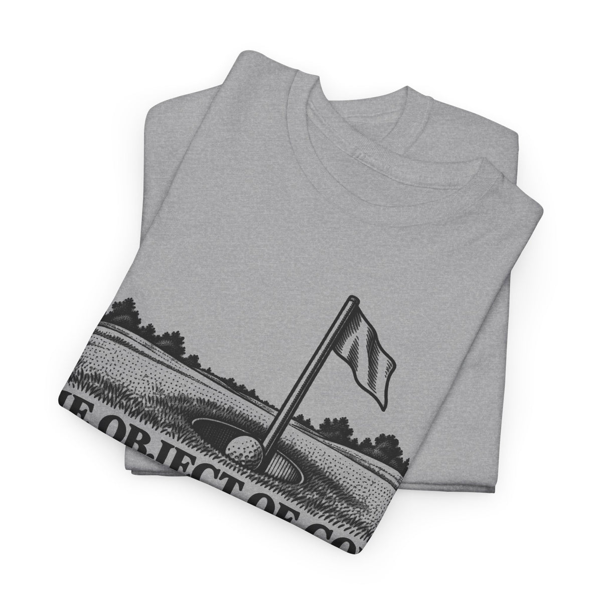The Object of Golf – Gildan 5000 T-Shirt | 210a-v2