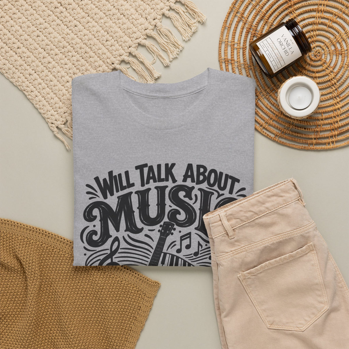 Will Talk About Music – Gildan 5000 T-Shirt | 021a