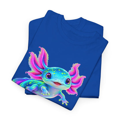 Electric Axolotl in Motion T-Shirt