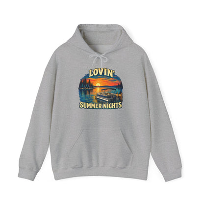Lovin’ Summer Nights Pontoon – Gildan 18500 Hoodie | 004a-v2