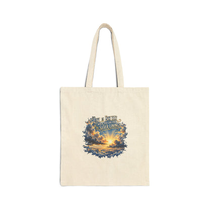 Silver Linings – Cotton Canvas Tote Bag | 027