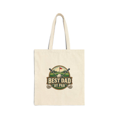 Best Dad by Par – Cotton Canvas Tote Bag | 042